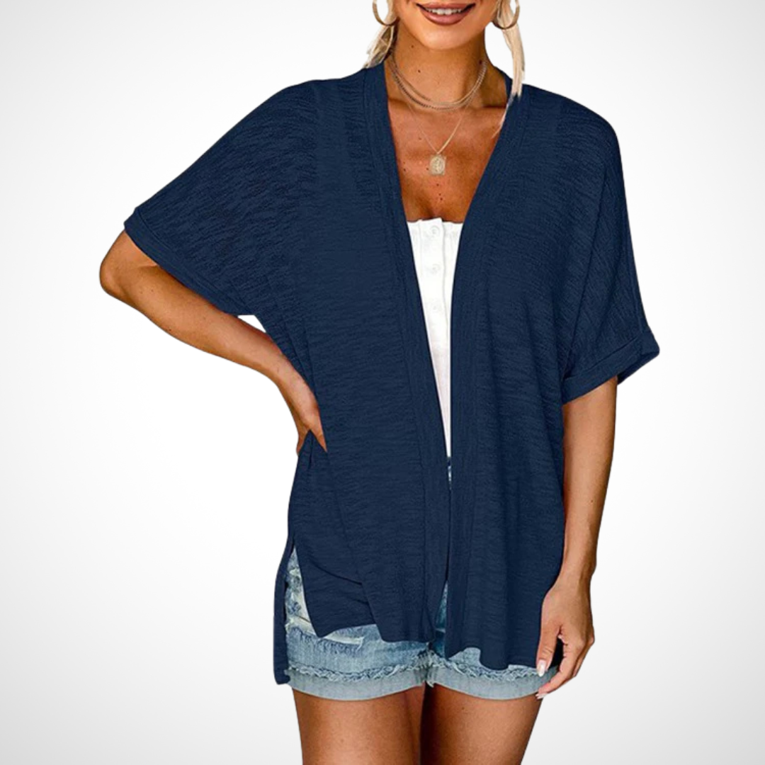 Lindsay | Afslappet Åben-Front Cardigan