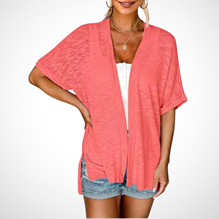 Lindsay | Afslappet Åben-Front Cardigan