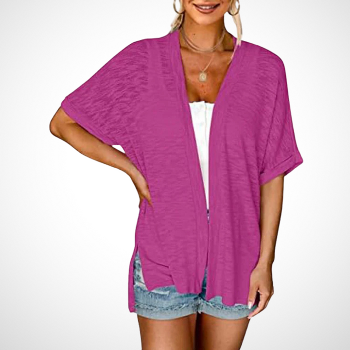 Lindsay | Afslappet Åben-Front Cardigan