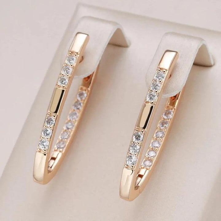 Anita | Elegant Zirkonia Sten Øreringe