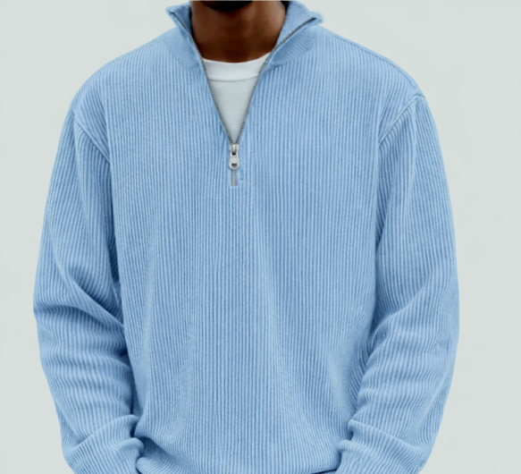 Chase | Stilfuld Lynlås Høj Hals Sweater