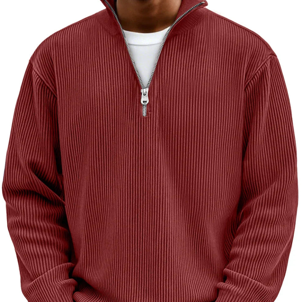 Chase | Stilfuld Lynlås Høj Hals Sweater