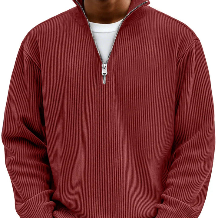 Chase | Stilfuld Lynlås Høj Hals Sweater