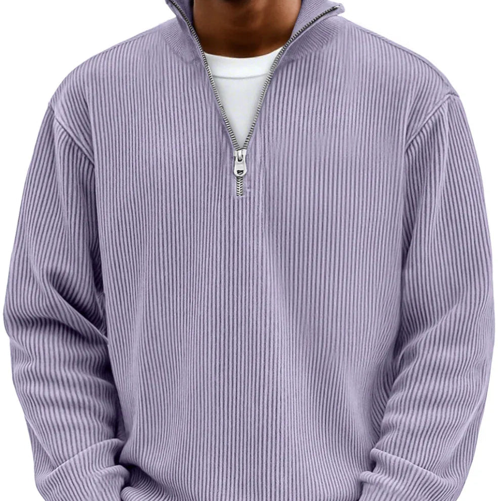 Chase | Stilfuld Lynlås Høj Hals Sweater