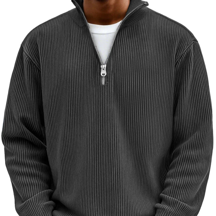Chase | Stilfuld Lynlås Høj Hals Sweater