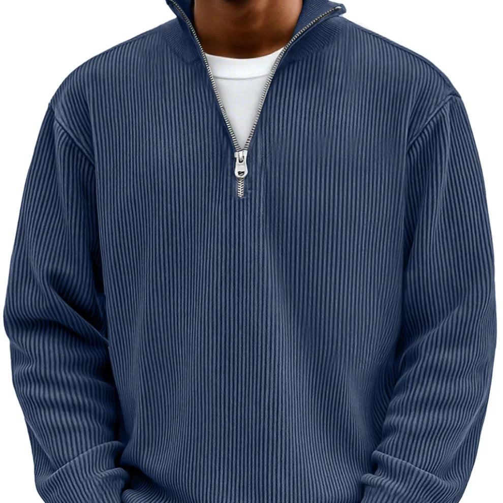 Chase | Stilfuld Lynlås Høj Hals Sweater