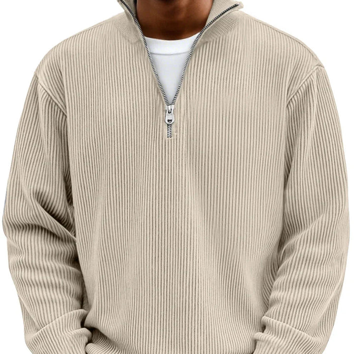 Chase | Stilfuld Lynlås Høj Hals Sweater