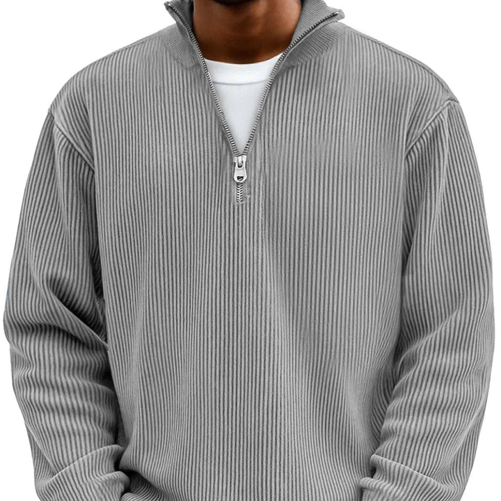 Chase | Stilfuld Lynlås Høj Hals Sweater