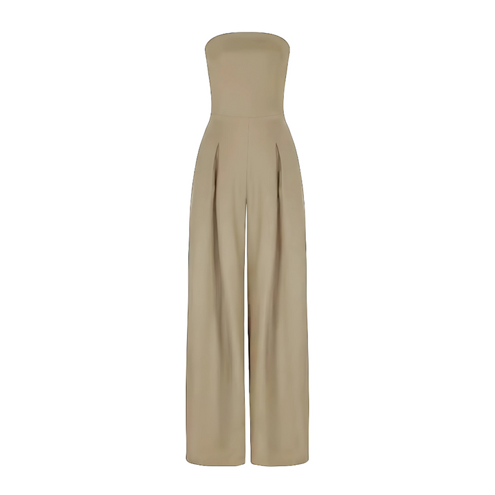 Amilia | Ærmeløs Bred Ben Jumpsuit
