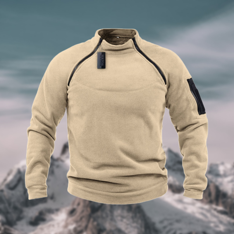 Leonard | Stand-Krave Quarter-Zip Pullover