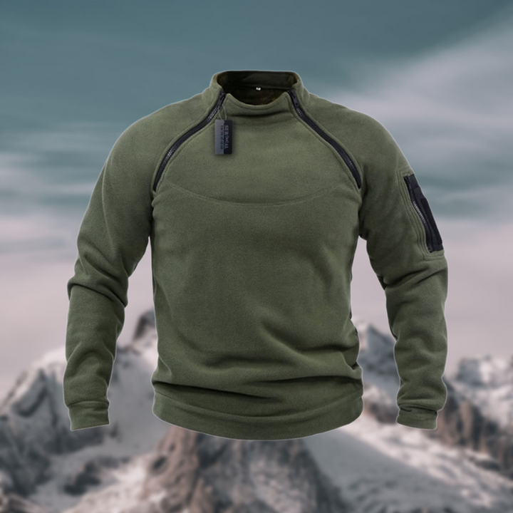 Leonard | Stand-Krave Quarter-Zip Pullover