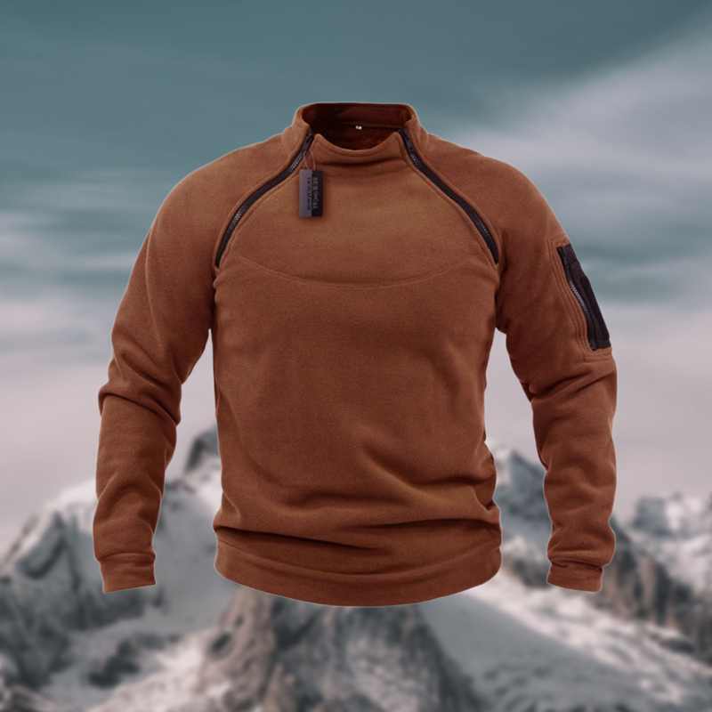 Leonard | Stand-Krave Quarter-Zip Pullover