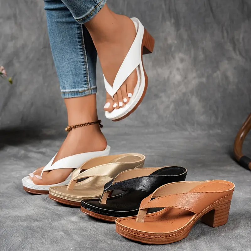 Giselle | Komfortable Premium Hælsandaler
