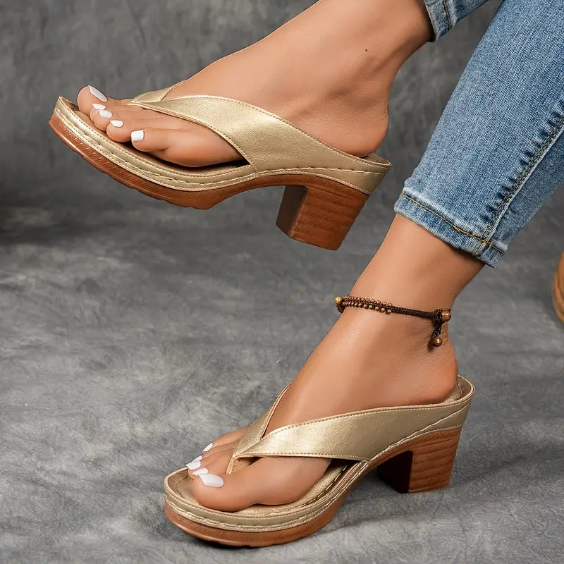 Giselle | Komfortable Premium Hælsandaler