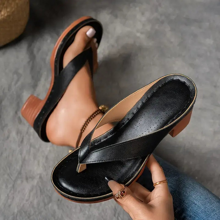 Giselle | Komfortable Premium Hælsandaler