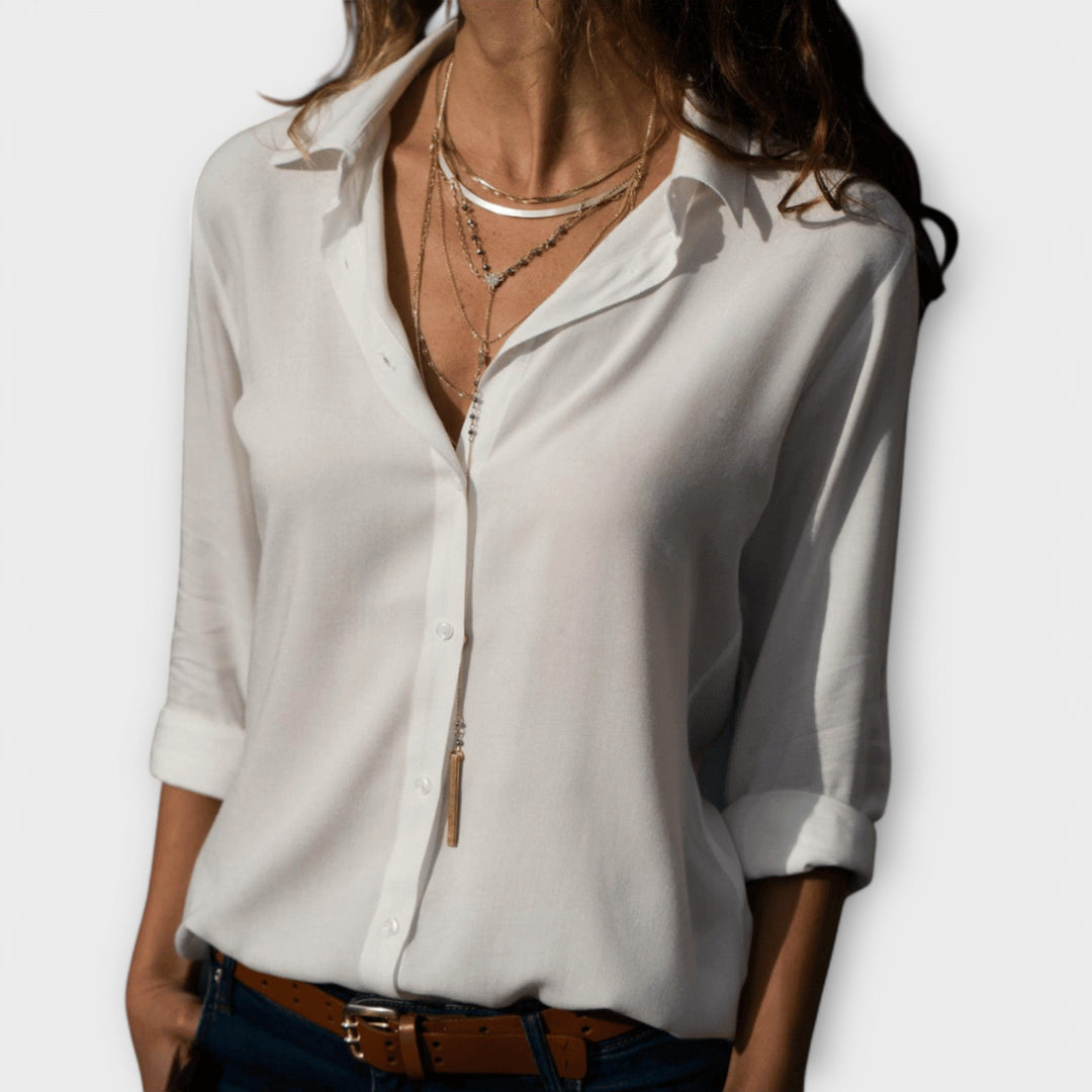 Isla | Raffineret Button-Up Bluse