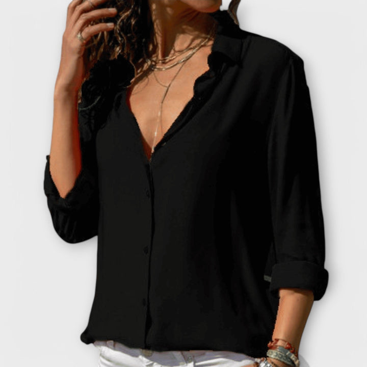 Isla | Raffineret Button-Up Bluse