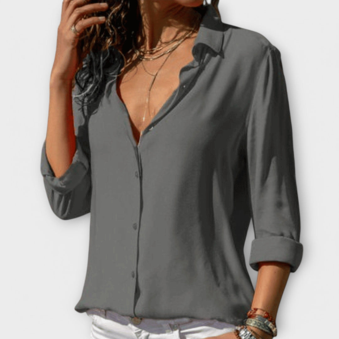 Isla | Raffineret Button-Up Bluse
