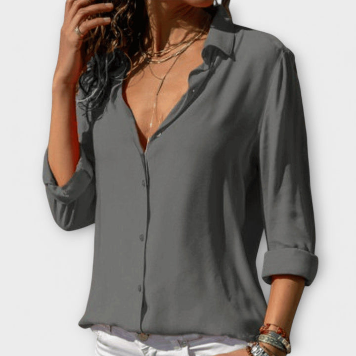Isla | Raffineret Button-Up Bluse
