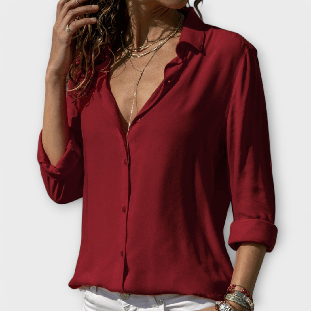Isla | Raffineret Button-Up Bluse