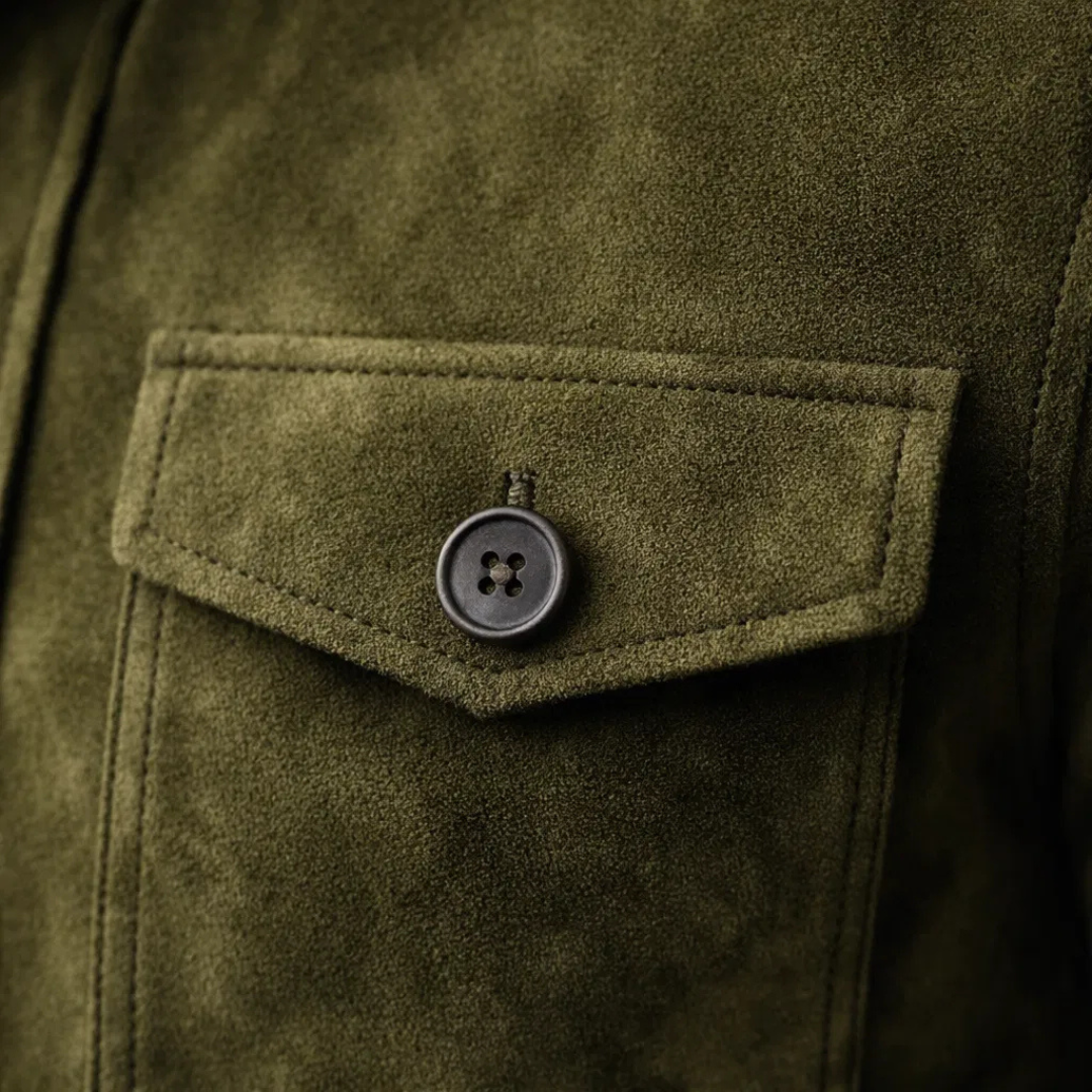 Jacob | Klassisk Pocket Suede Jakke