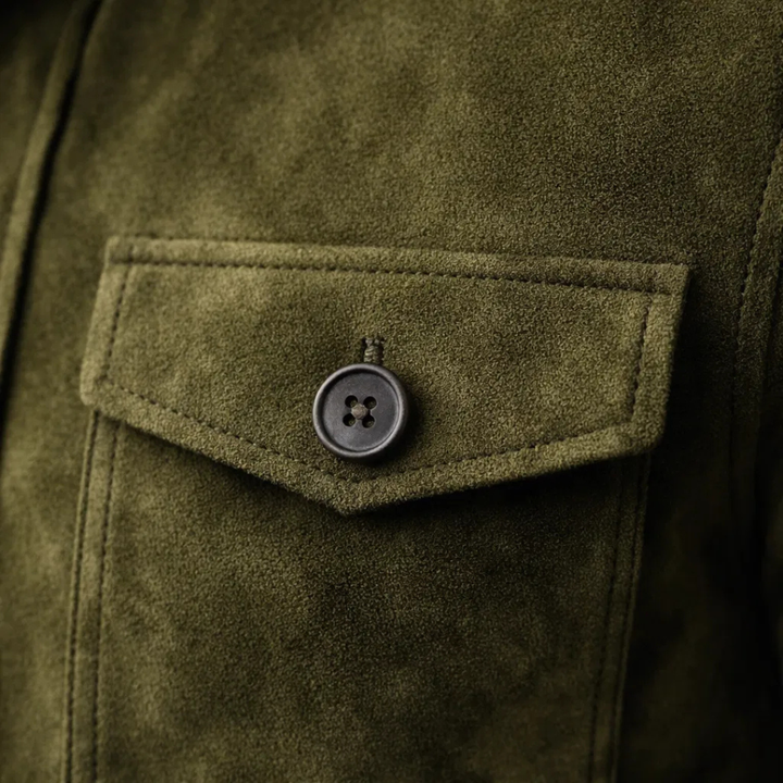 Jacob | Klassisk Pocket Suede Jakke