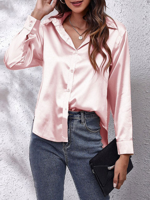 Heather | Elegant Langærmet Bluse