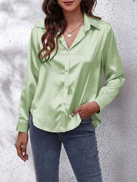 Heather | Elegant Langærmet Bluse