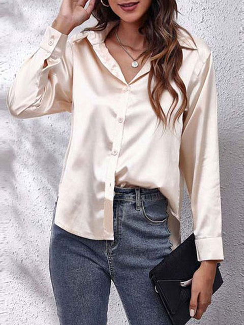 Heather | Elegant Langærmet Bluse