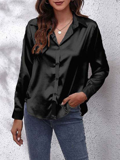 Heather | Elegant Langærmet Bluse