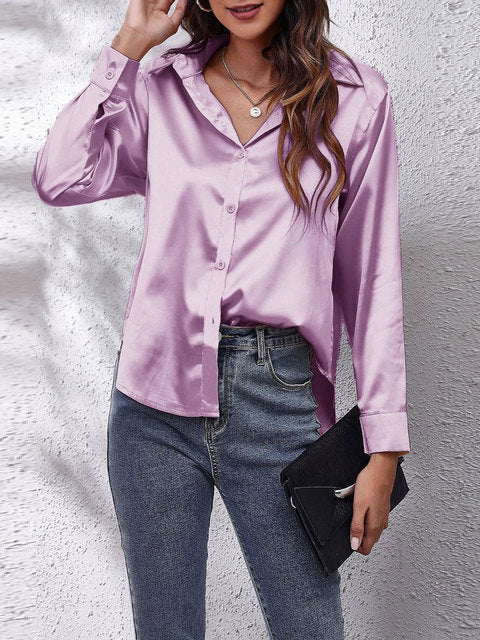Heather | Elegant Langærmet Bluse