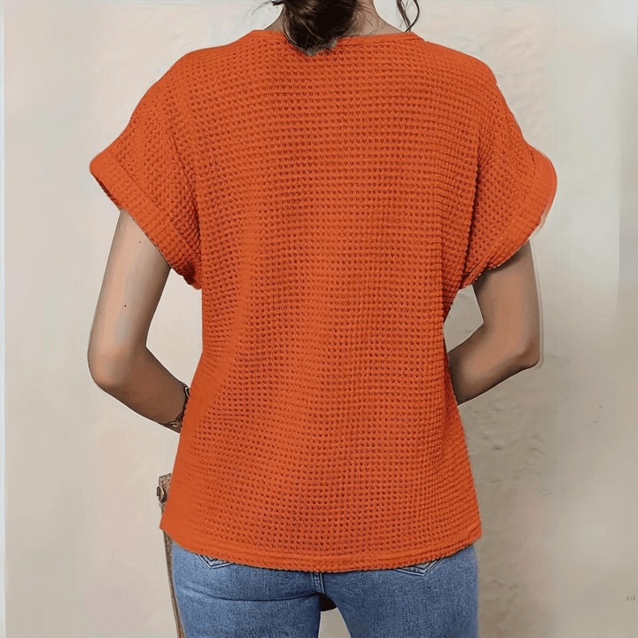 Judith | Vintage Blonde Detalje Top
