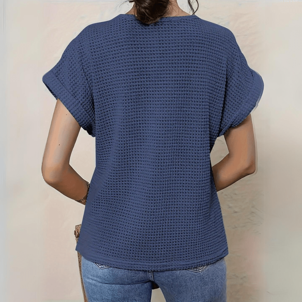 Judith | Vintage Blonde Detalje Top