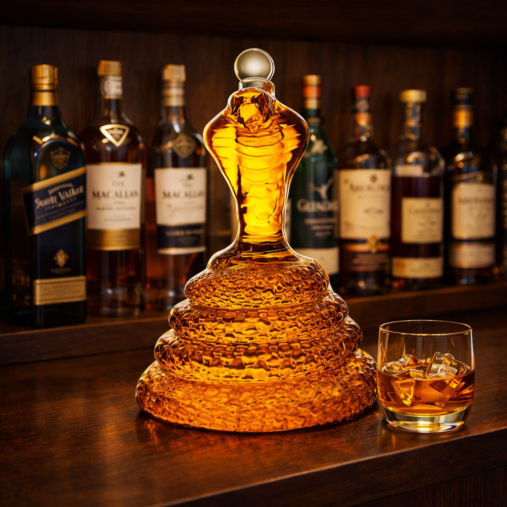 Rodney | Whisky Flaske Cobra Design