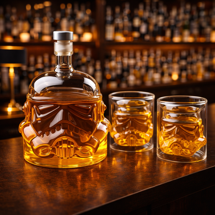 Darren | Whiskyflaske Sæt Flaske og Glas