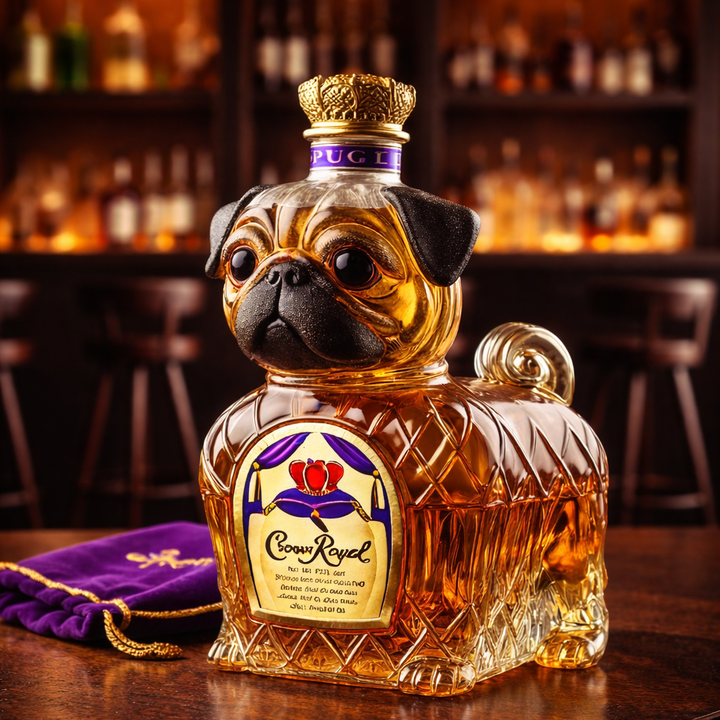Russell | Whiskyflaske Fransk Bulldog Design