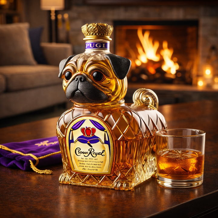 Russell | Whiskyflaske Fransk Bulldog Design