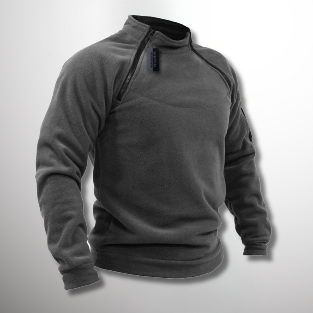 Leonard | Stand-Krave Quarter-Zip Pullover