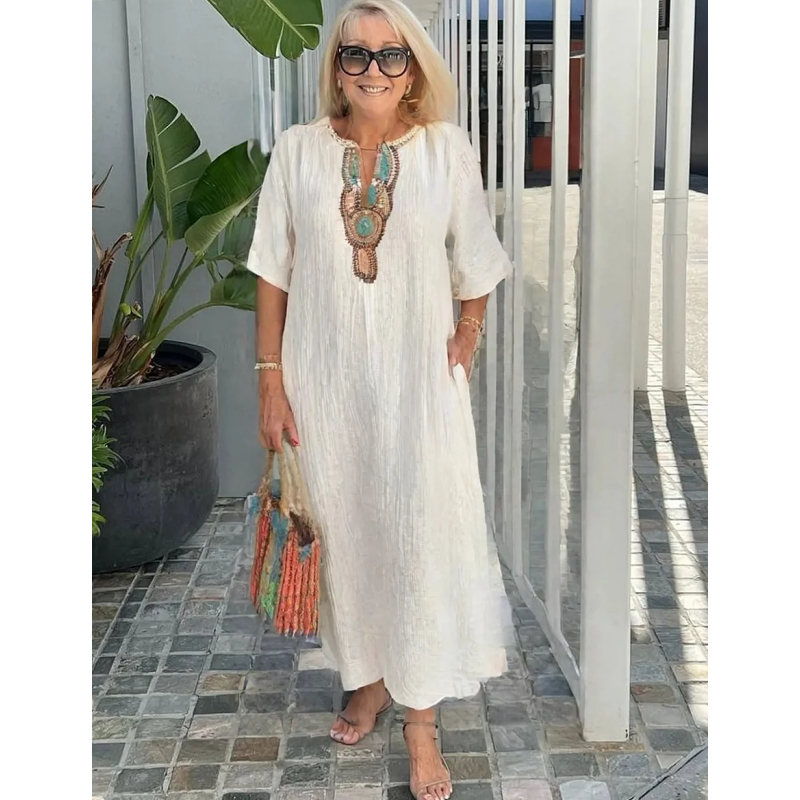 Marnie | Afslappet Bohemian Maxi Kjole