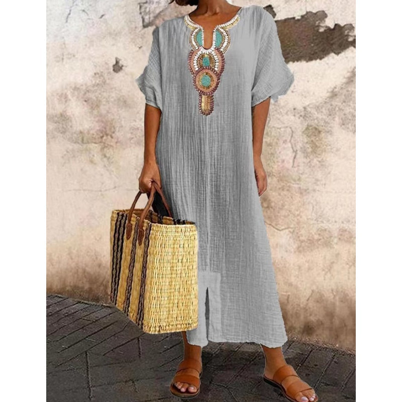 Marnie | Afslappet Bohemian Maxi Kjole