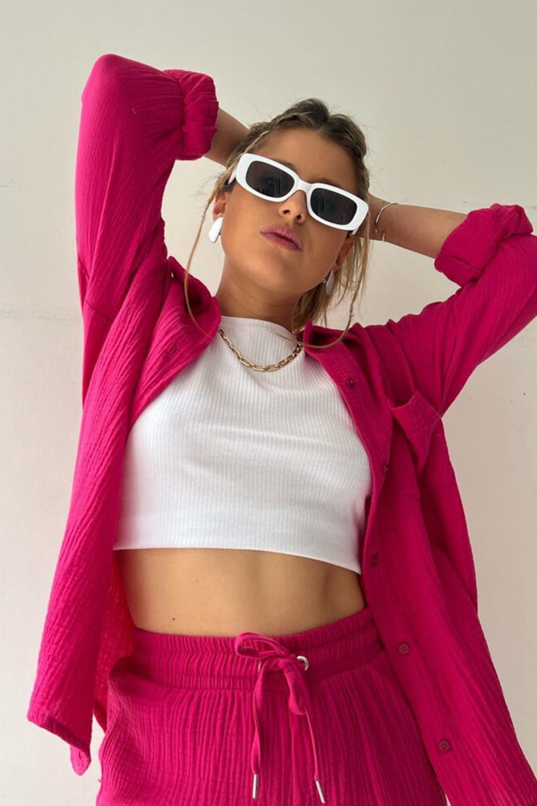 Aurora | Stilfuld Cardigan og Shorts Sæt