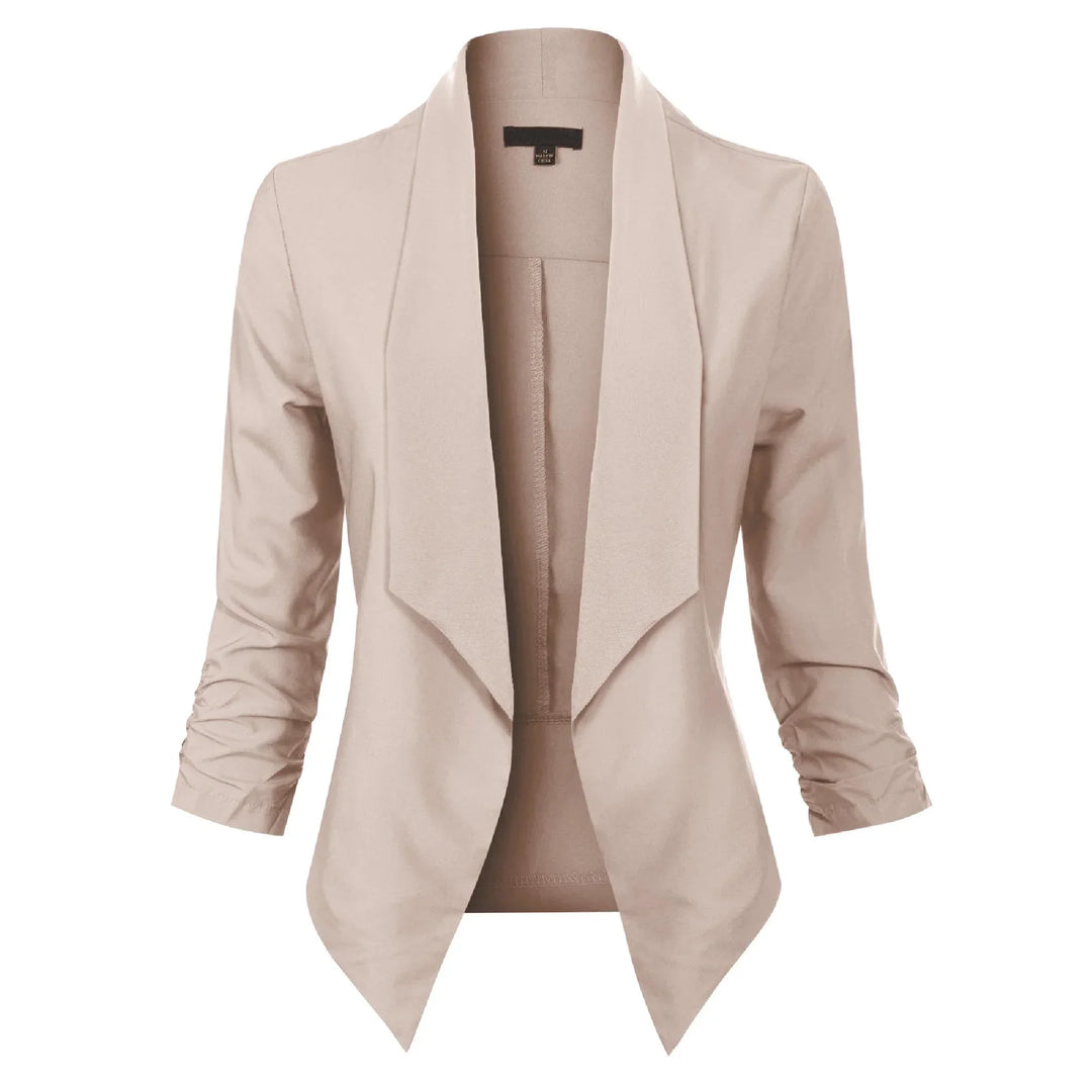 Penelope | Åben-Front Draperet Blazer