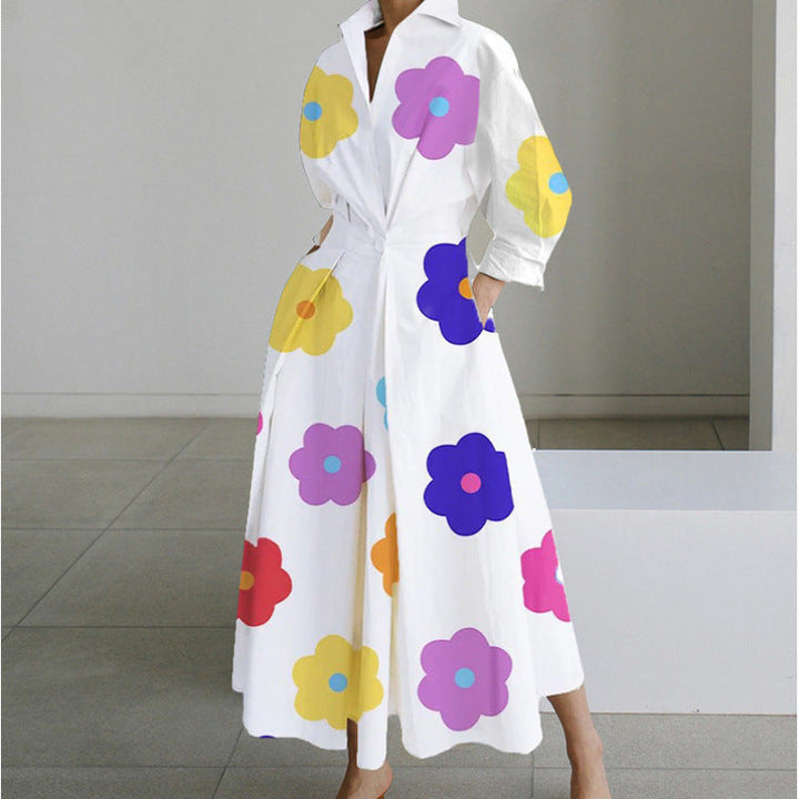 Alora | Elegant Front Wrap Krave Maxi Kjole