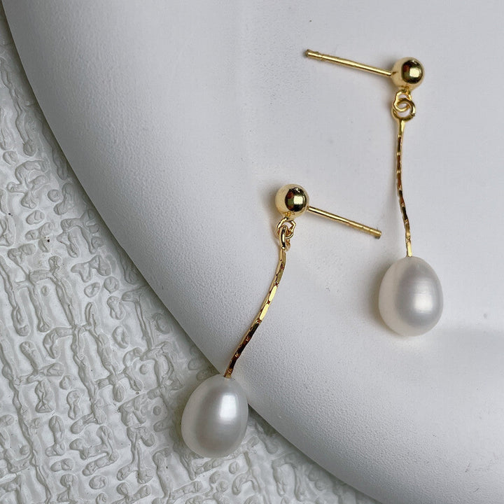 Colleen | Casual Drop Perle Øreringe