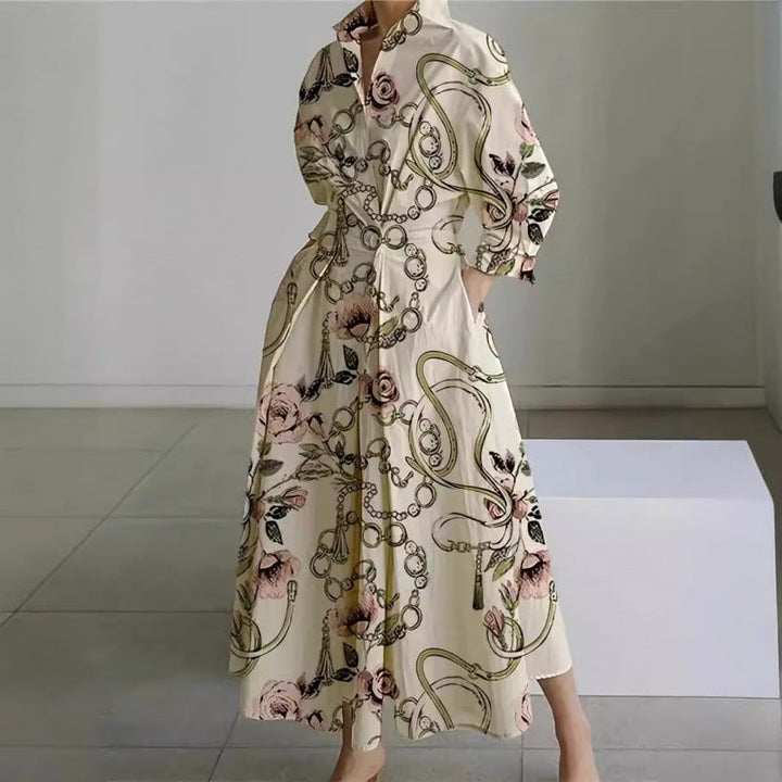 Alora | Elegant Front Wrap Krave Maxi Kjole
