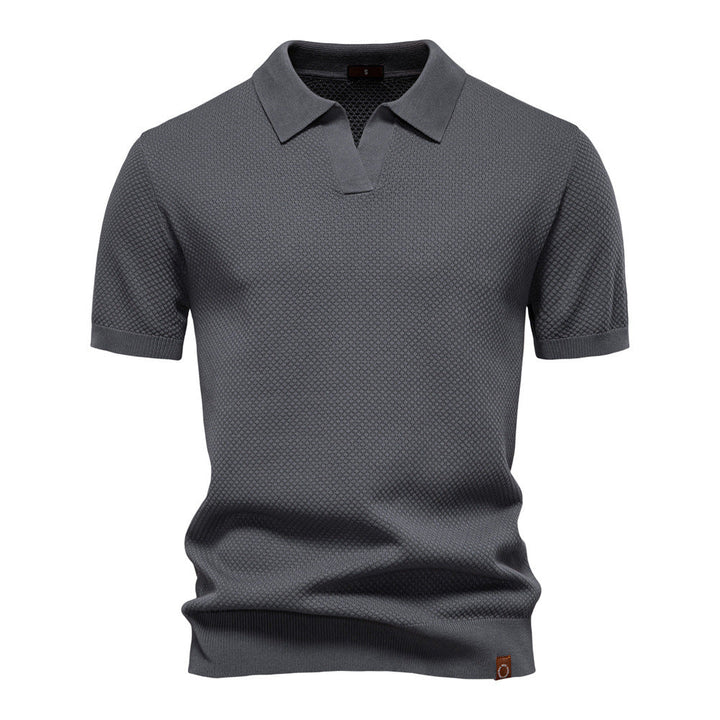 Carter | Klassisk Tekstureret Polo Shirt