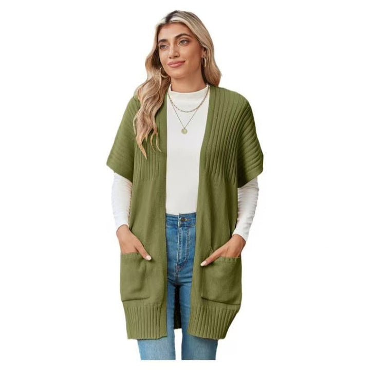 Carinna | Letvægts Åben-Front Strikket Cardigan