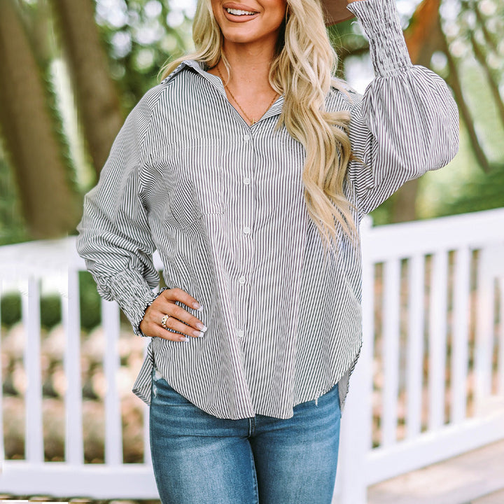Maurie | Klassisk Stribet Relaxed-Fit Skjorte