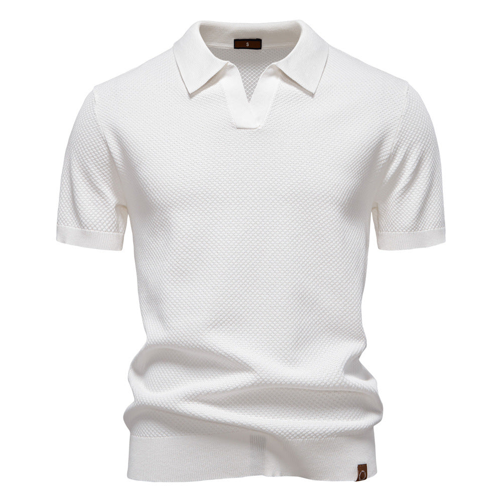 Carter | Klassisk Tekstureret Polo Shirt