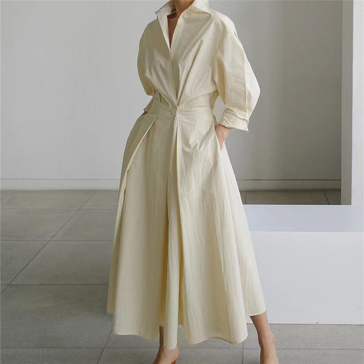 Alora | Elegant Front Wrap Krave Maxi Kjole